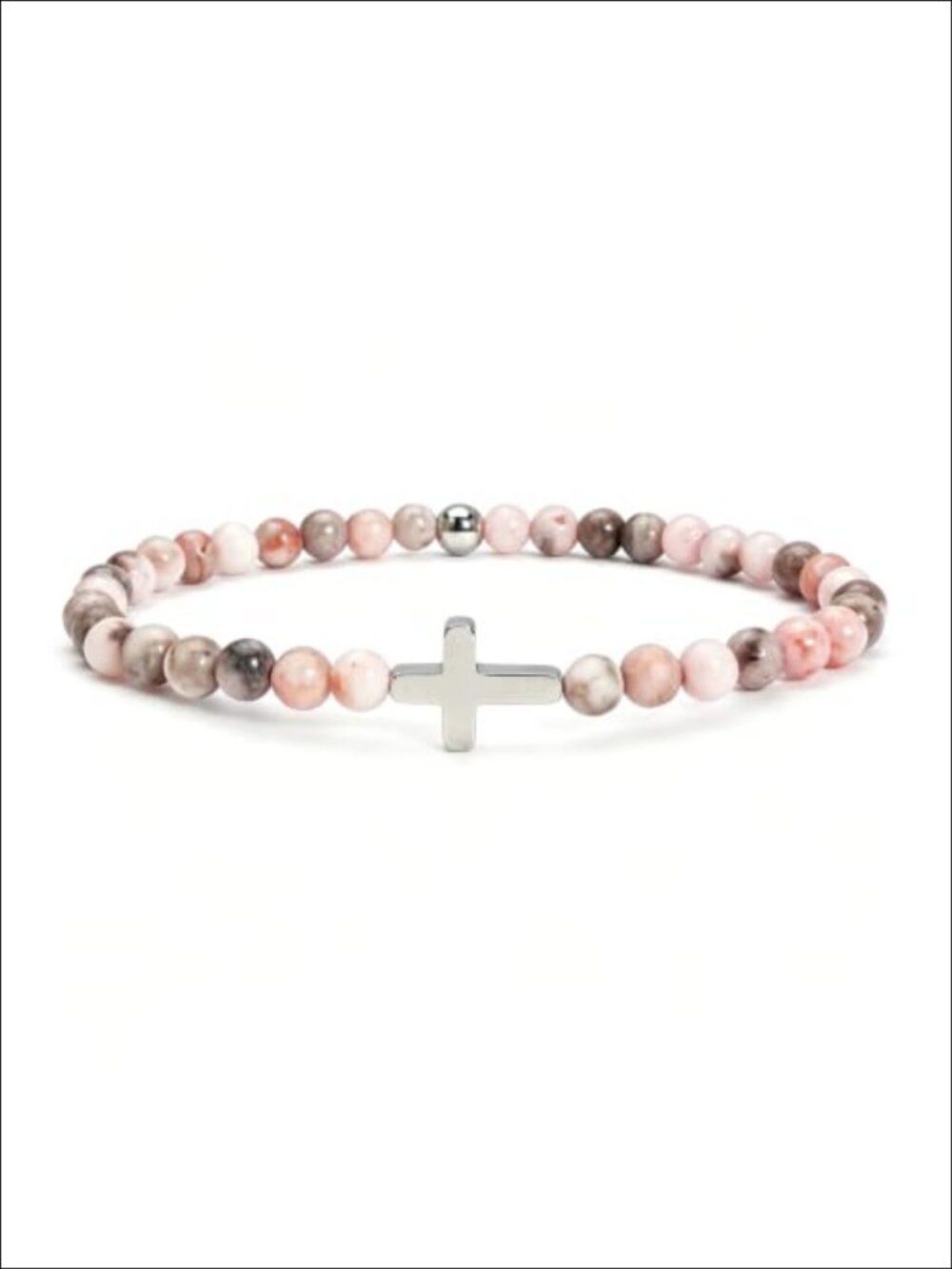 Christian Cross Bracelet for Women 18K Gold Plated Stainless Steel